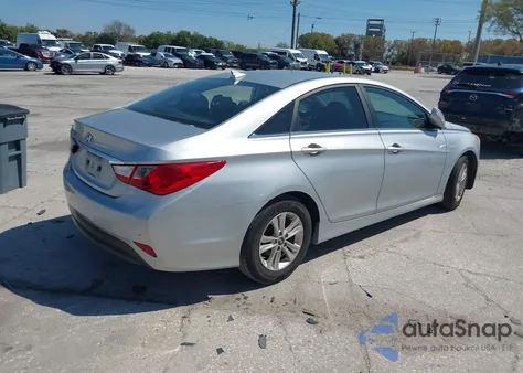 2014 Hyundai Sonata Gls from USA, damaged, VIN 5NPEB4AC0EH906028
